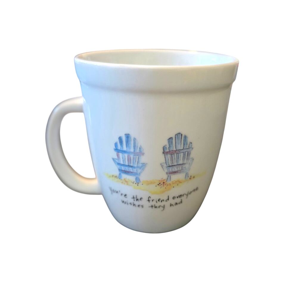 Natural Life You're the friend everyone wishes they had Coffee Tea Mug White